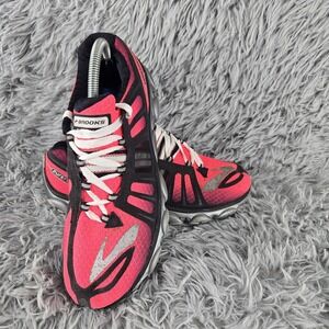 Brooks Pure Flow 2 121311B613 Women US 9 EU 40.5 Pink/Black Lace Up Running Shoe